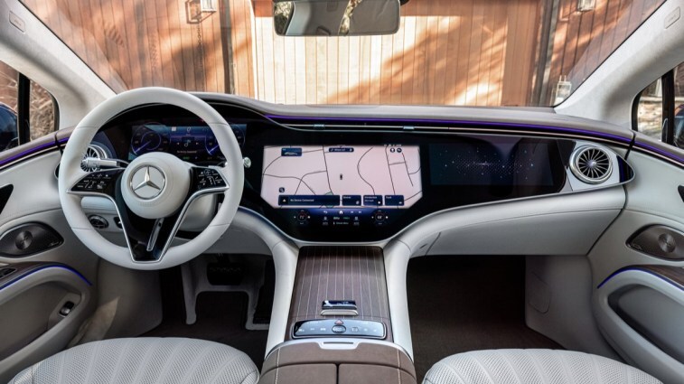 The interior of the 2023 Mercedes-Benz EQS City Edition