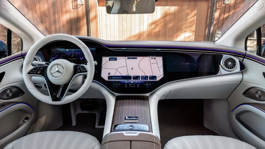 The interior of the 2023 Mercedes-Benz EQS City Edition