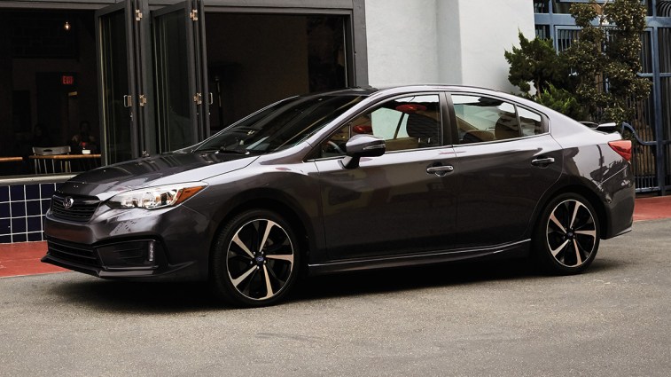 2023 Subaru Impreza in charcoal.
