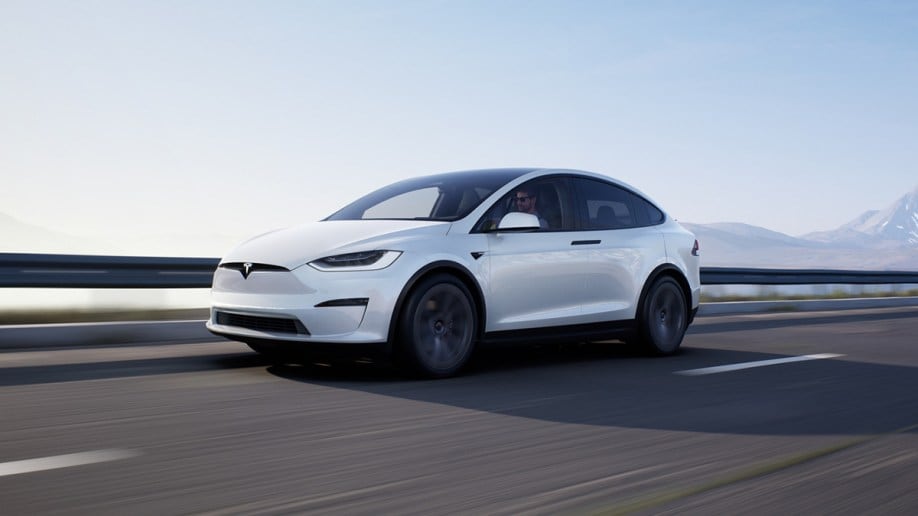 2023 Tesla Model X Plaid in white