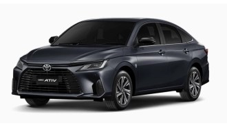 The 2023 Toyota Yaris Ativ, a subcompact sedan not sold in the United States