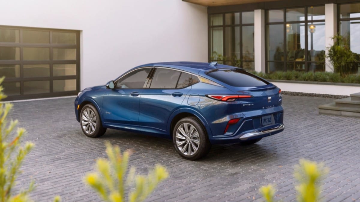 The 2024 Buick Envista seen from a rear quarter angle