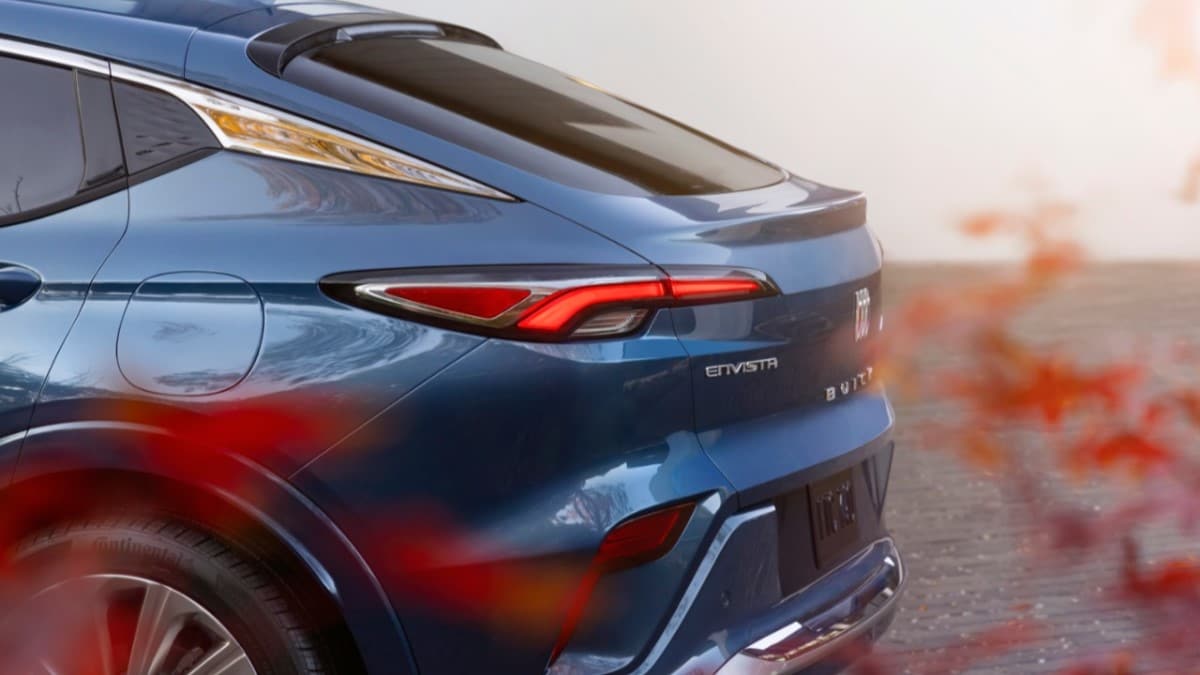 A detail of the taillights of the 2024 Buick Envista
