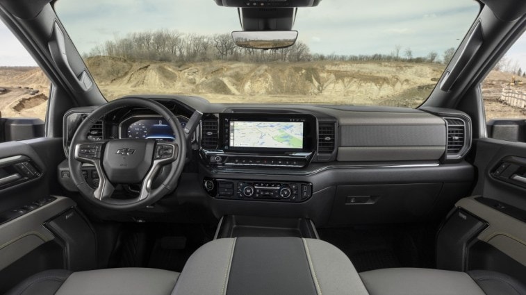 The interior of the 2024 Chevrolet Silverado HD ZR2