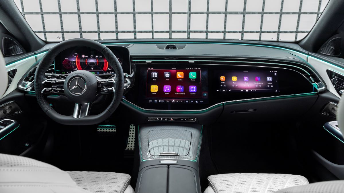 2024 Mercedes-Benz E-Class interior and Superscreen