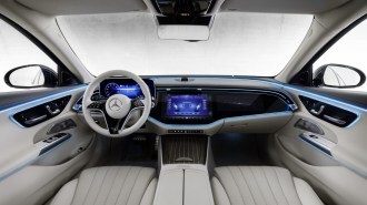 The interior of the 2024 Mercedes-Benz E-Class