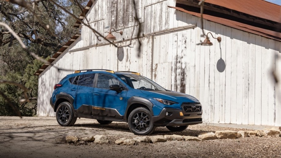 The 2024 Subaru Crosstrek Wilderness seen in profile