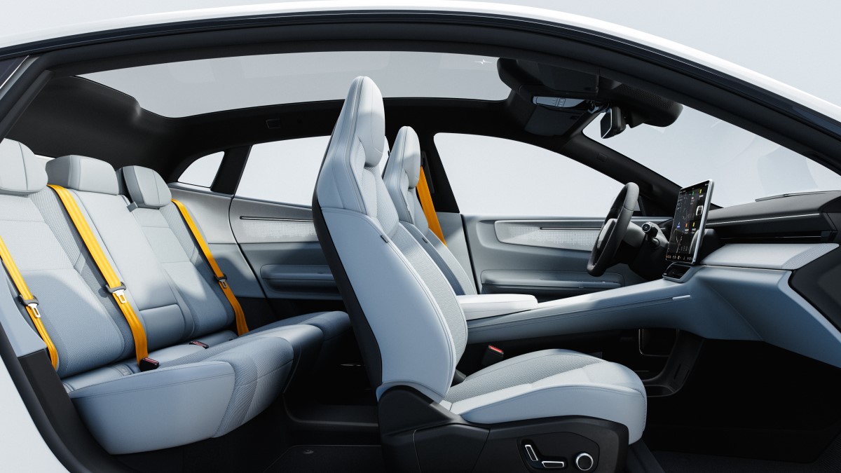 The seats of the 2025 Polestar 4