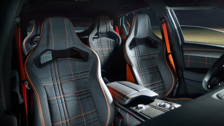 The seats of the Genesis GV80 Coupe concept