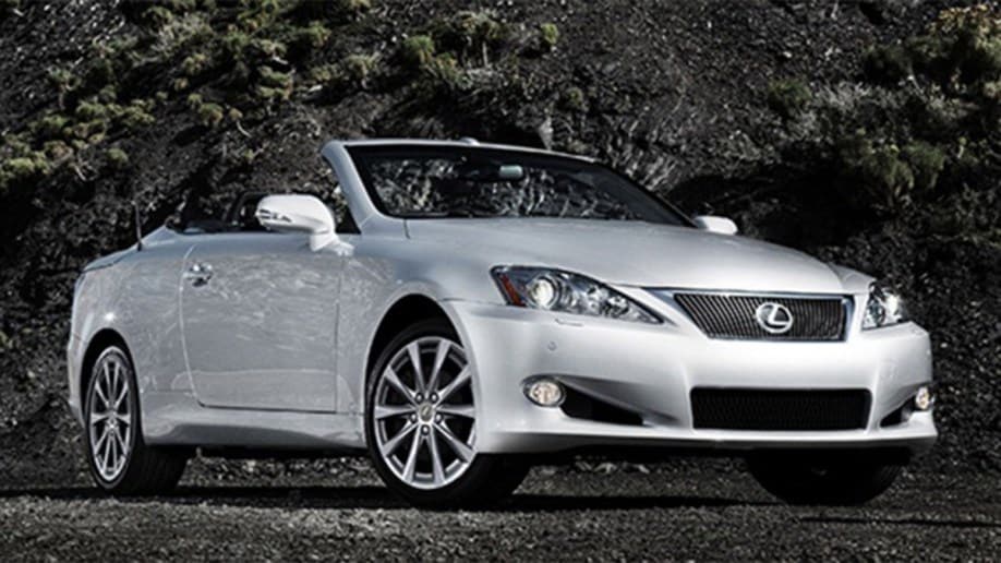 2014 Lexus IS 350C in silver.