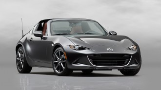 2017 Mazda MX-5 Miata in grey.