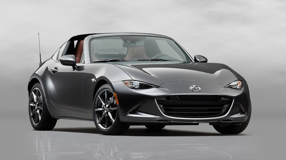 2017 Mazda MX-5 Miata in grey.