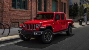 2023 Jeep Gladiator in red.