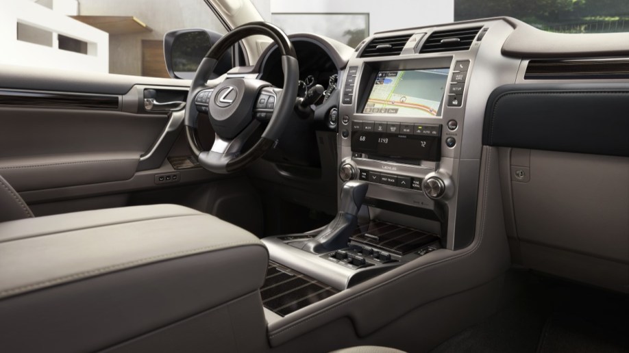 The dashboard of the Lexus GX