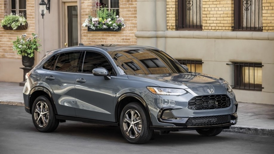 The 2024 Honda HR-V EX-L seen from a front quarter angle