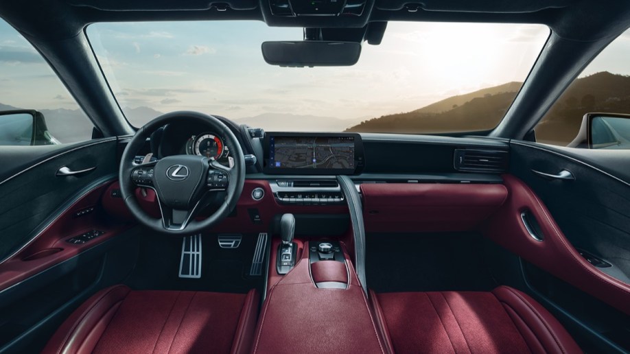 The interior of the 2024 Lexus LC