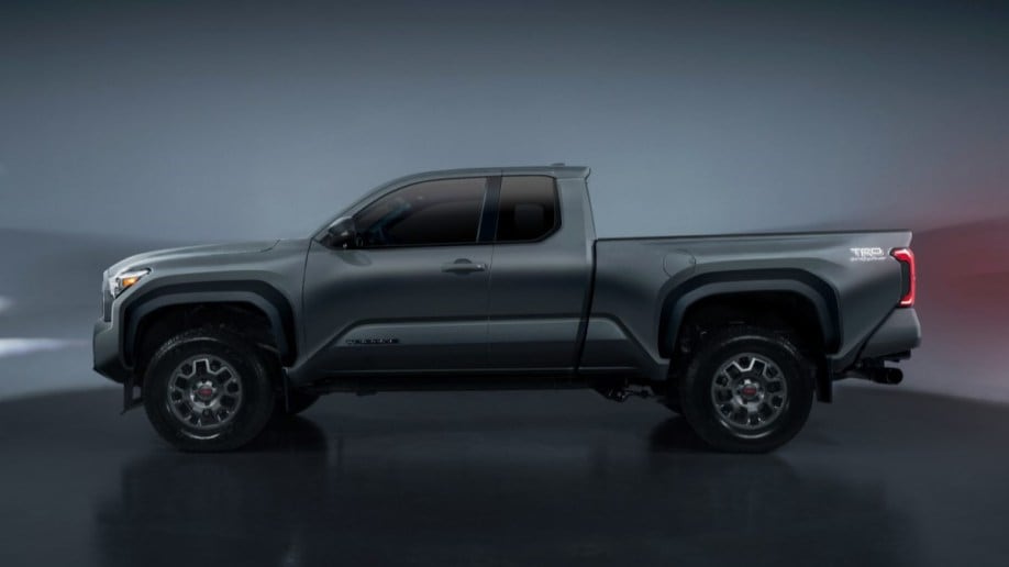 The 2024 Toyota Tacoma in extended cab configuration