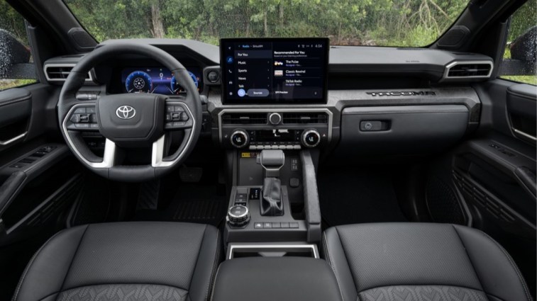 The interior of the 2024 Toyota Tacoma