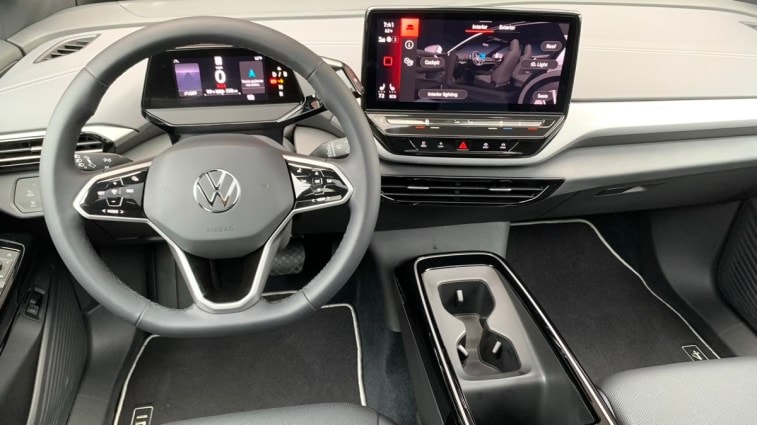 Interior of a 2023 Volkswagen ID.4 AWD Pro S