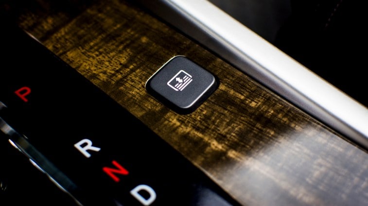 Rear sunshade switch.