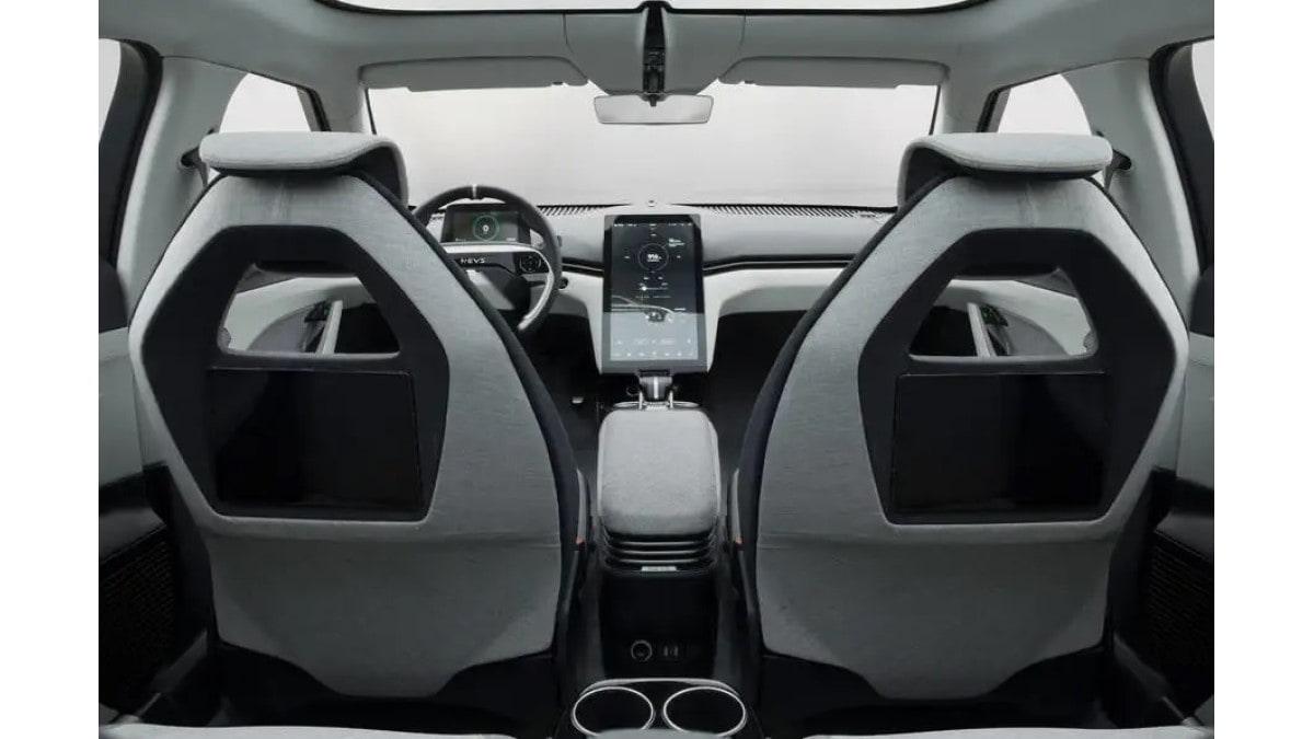 The interior of the NEVS Emily GT prototype