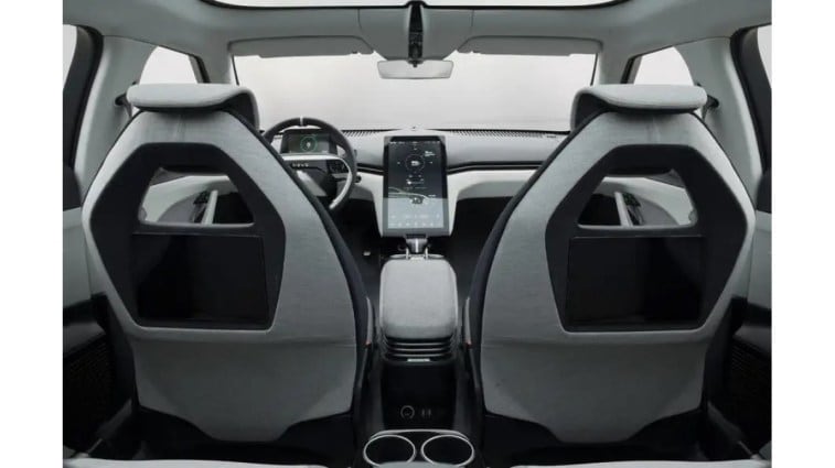 The interior of the NEVS Emily GT prototype