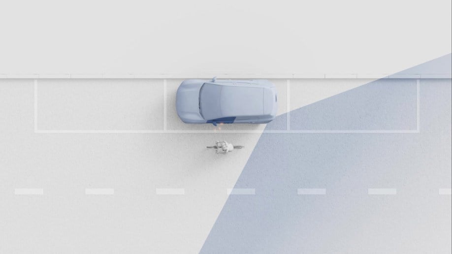 Volvo EX30 door opening alert