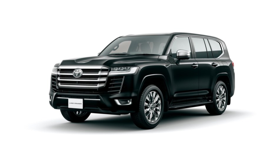 The 2021 Toyota Land Cruiser, not sold in the U.S.