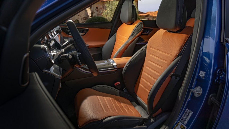 Nappa leather seats.