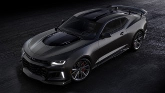 The 2024 Chevrolet Camaro ZL1 Collector's Edition seen from overhead