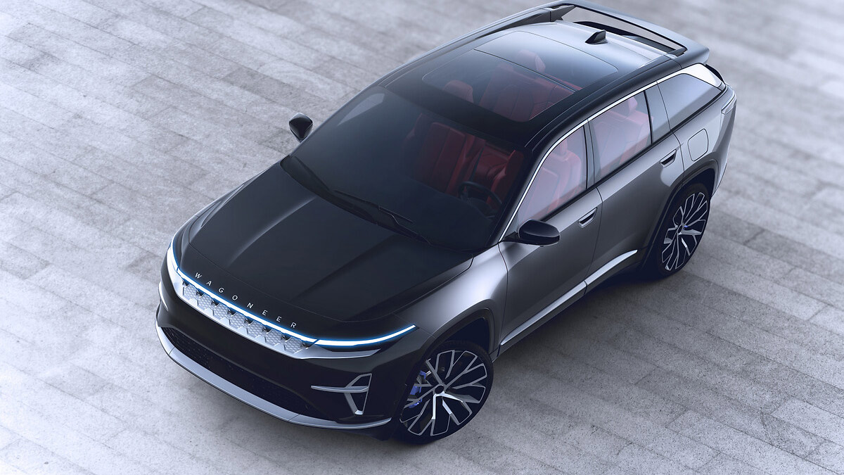 2024 Jeep Wagoneer S in black.
