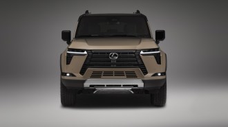 The 2024 Lexus GX seen from the front
