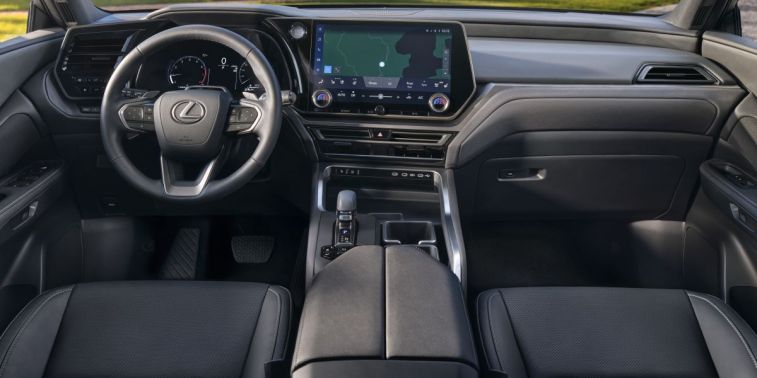 2024 Lexus TX interior cabin.