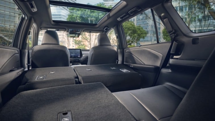 The cargo hold of the 2024 Lexus TX.