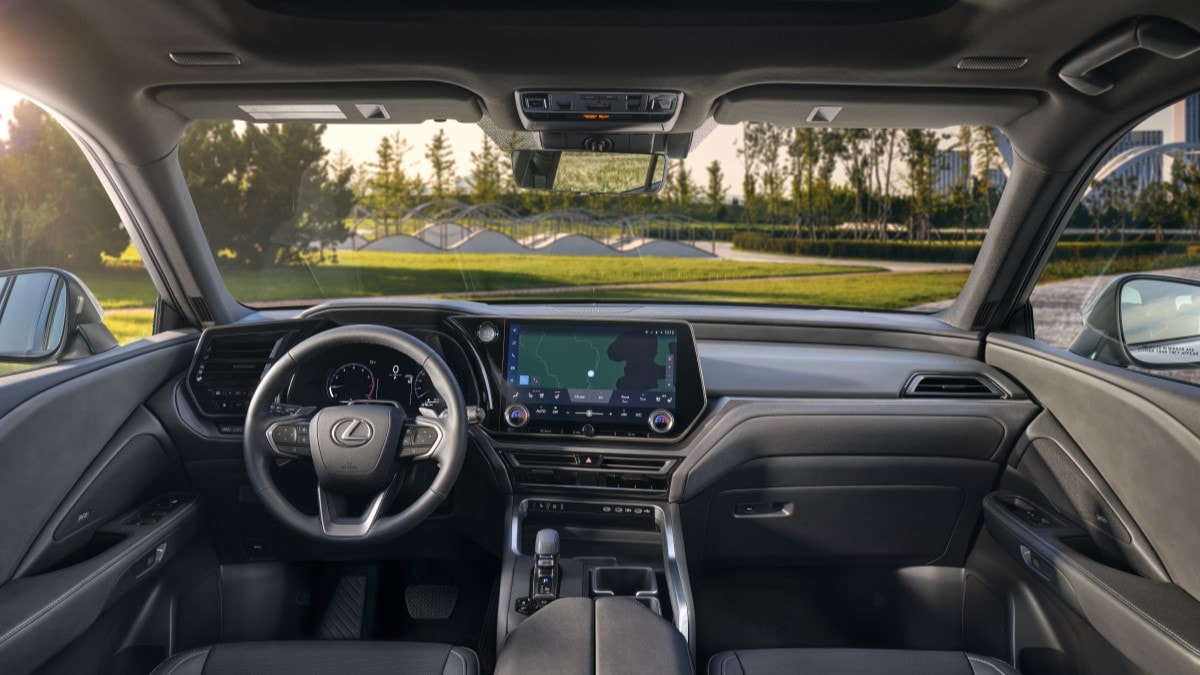 The interior of the 2024 Lexus TX