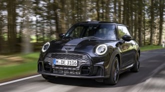 The Mini Cooper 1to6 Edition seen from a front quarter angle