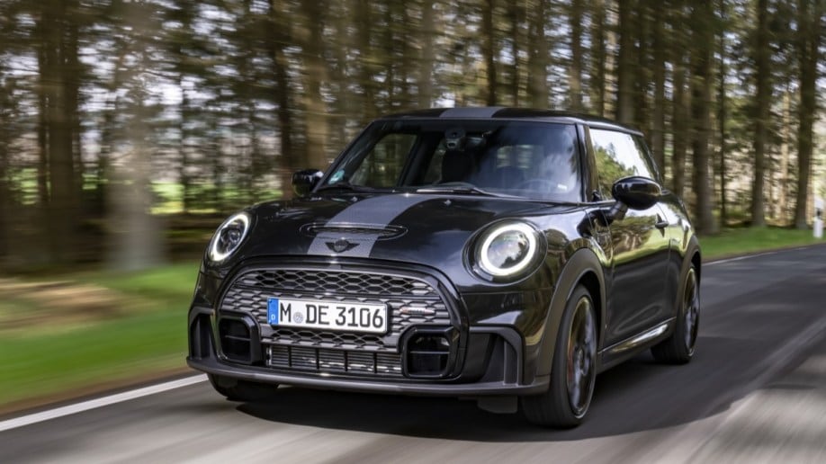The Mini Cooper 1to6 Edition seen from a front quarter angle
