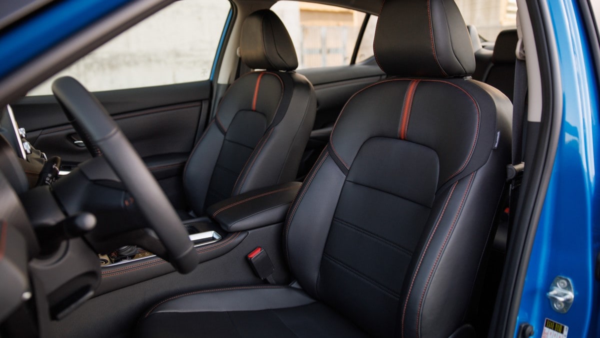 The seats of the 2024 Nissan Sentra