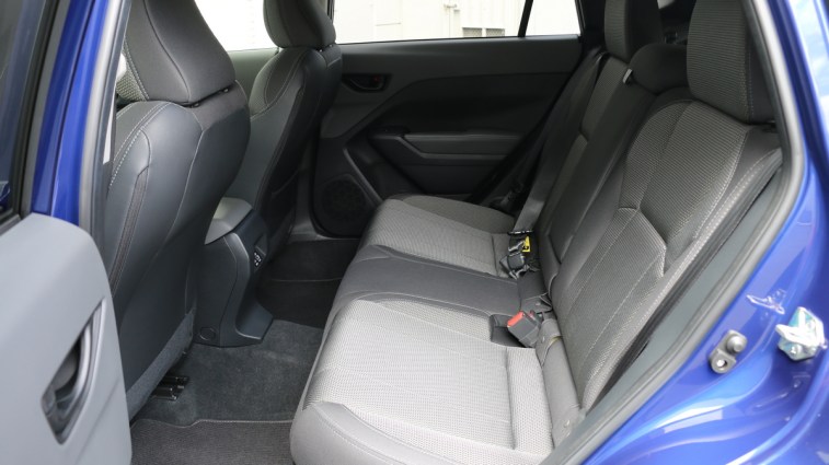 2024 Subaru Crosstrek rear seats.