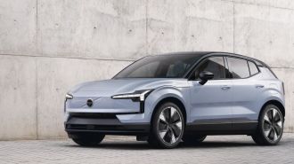 Front view of the 2025 Volvo EX30