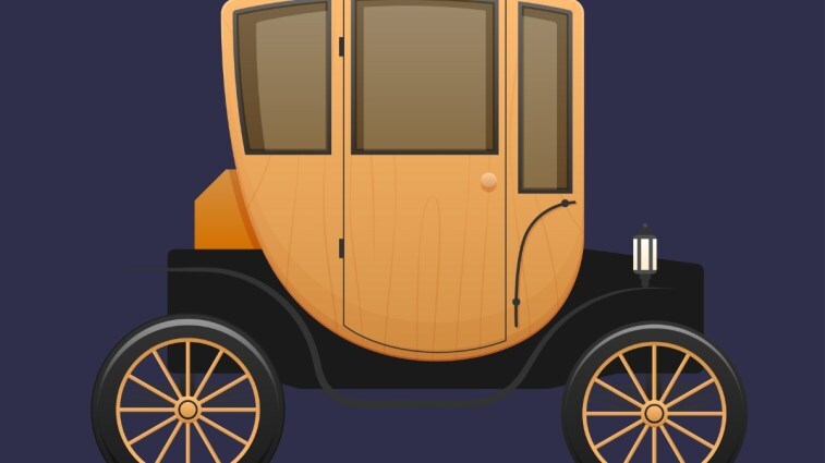 First electric car illustration