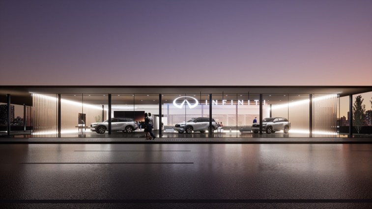 An Infiniti design plan for new dealerships