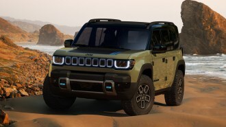 Jeep Recon in green.