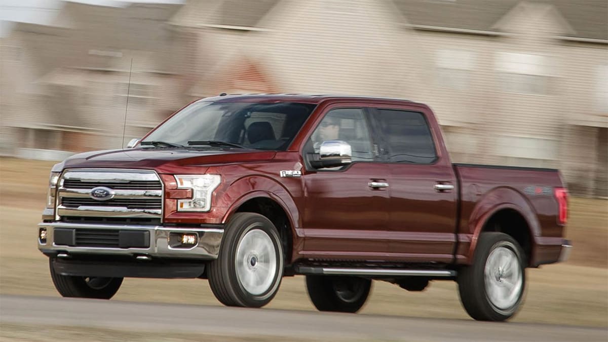 2016 Ford F-150 in maroon