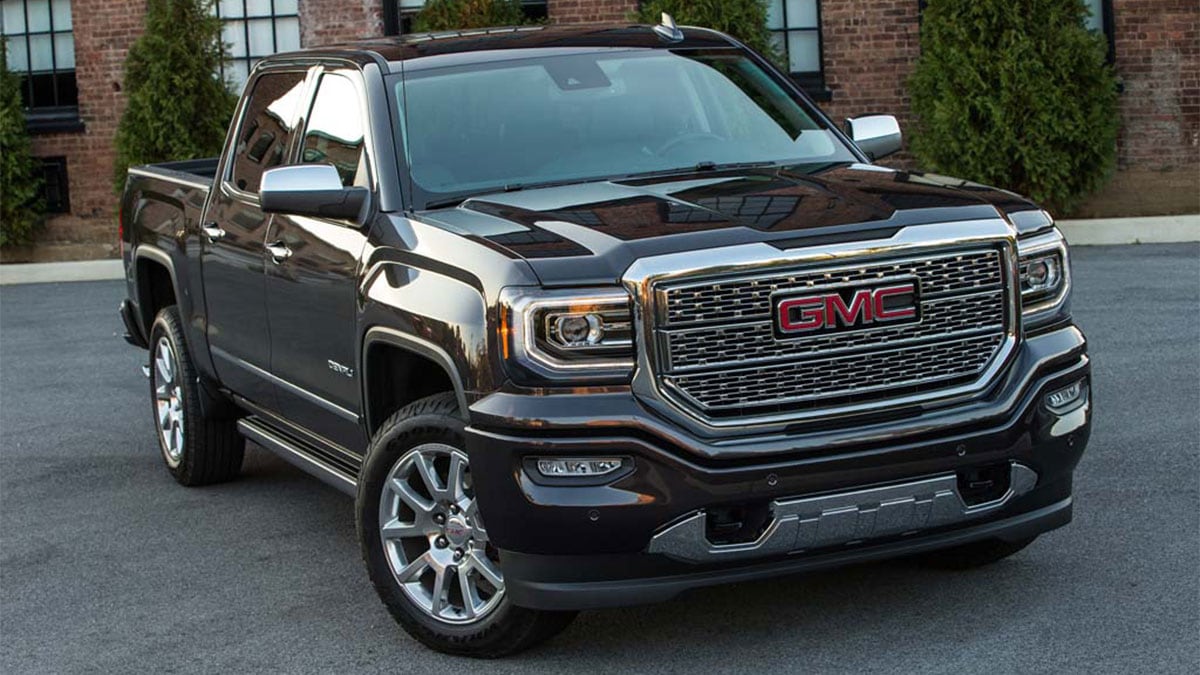 2016 GMC Sierra 1500 in black.