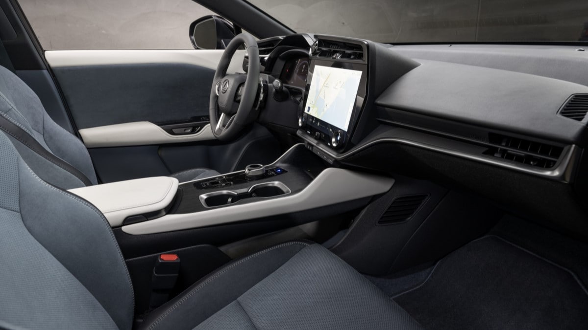 The interior of the 2023 Lexus RZ 450e
