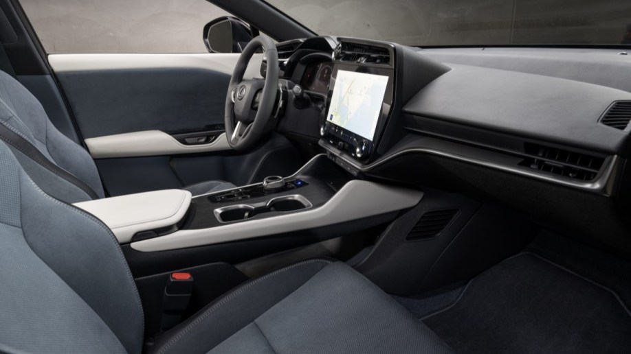 The interior of the 2023 Lexus RZ 450e