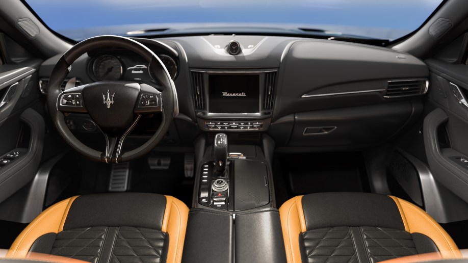 The interior of the Maserati Levante V8 Ultima