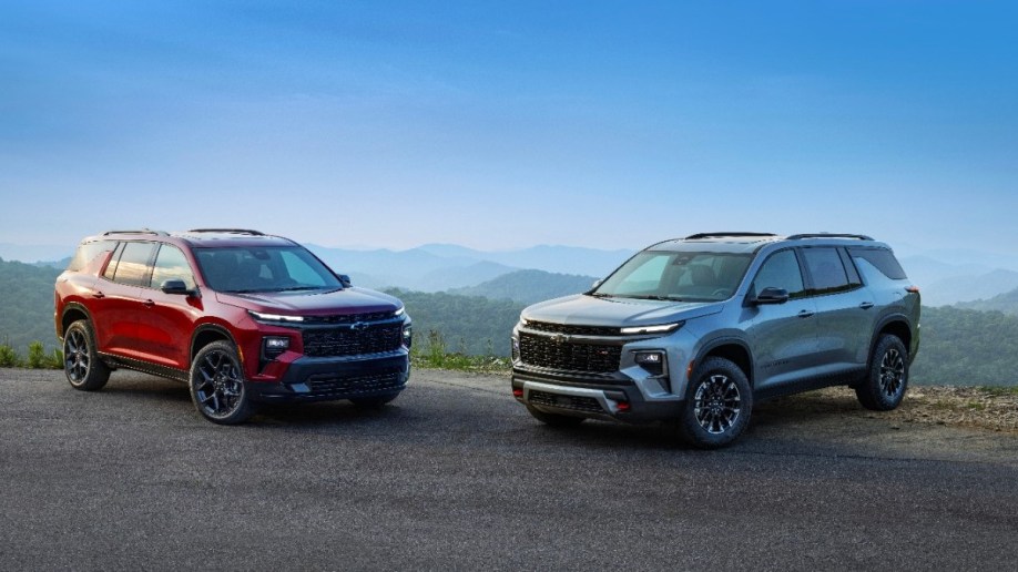 The 2024 Chevrolet Traverse in RS and Z71 forms