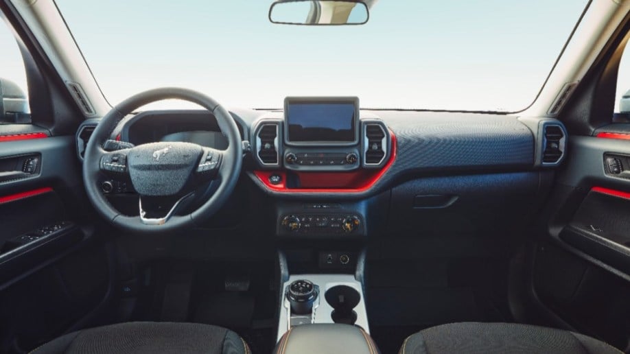 The interior of the 2024 Ford Bronco Sport Free Wheeling Edition 